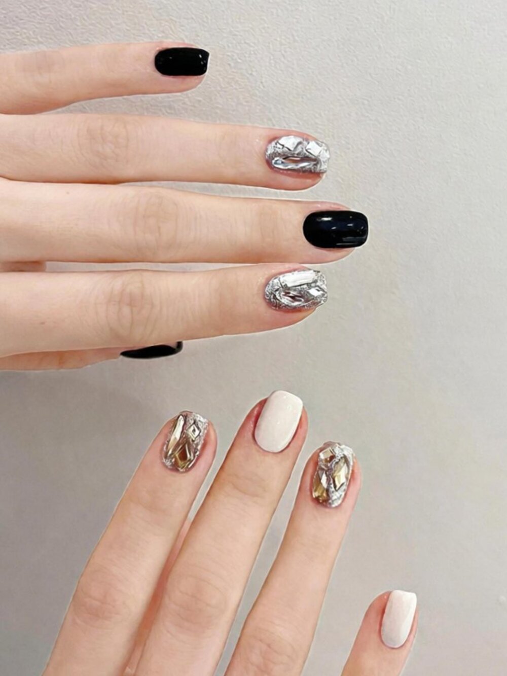 Customizable handmade press-on nails reusable
